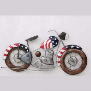Alternative view of Designer US Bike Wall Décor for Living Room (44 x 27 Inches)