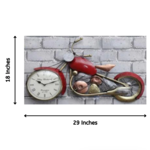 Alternative view of Special Red Color Bike Wall art (29 x 18 Inches)